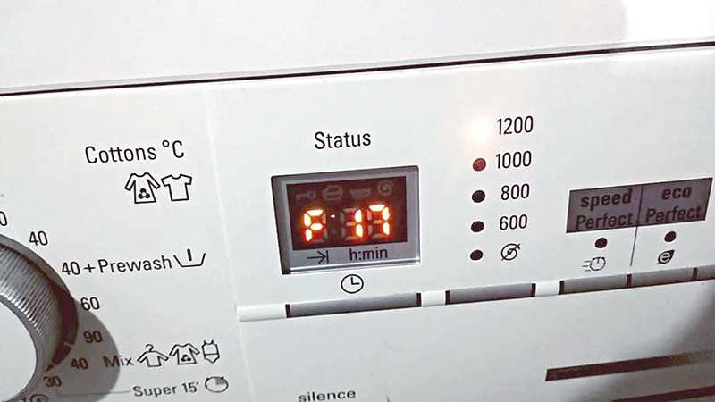Bosch çamaşır makinesinin hata kodları ve anlamları nelerdir?